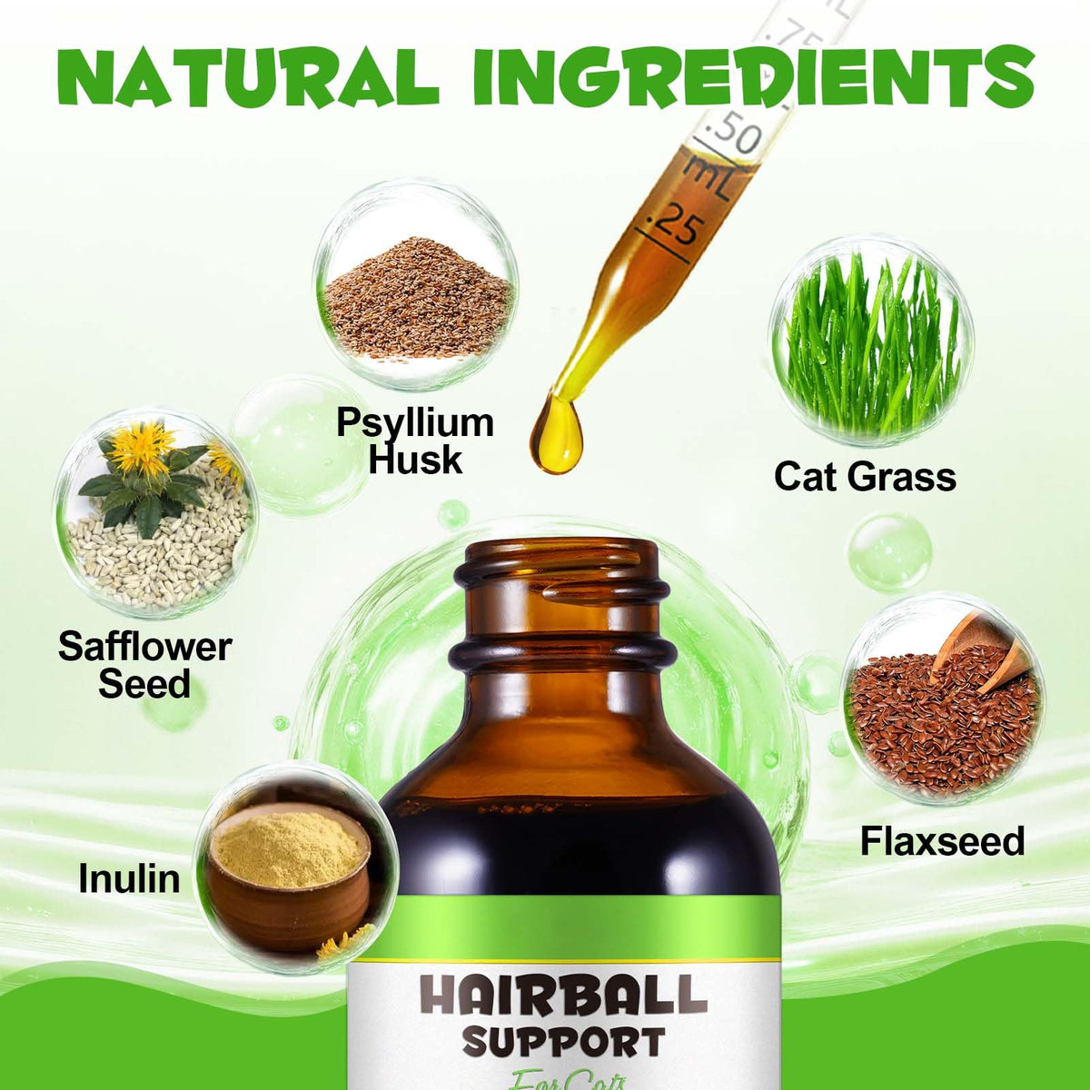 Chicken Flavor Hairball Treatment for Cats H170