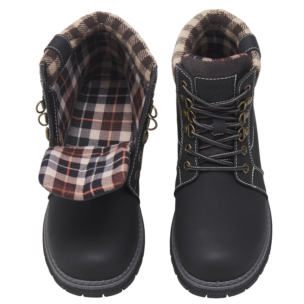 Waterproof Lightweight Fur Lined Hiking Boots N756185