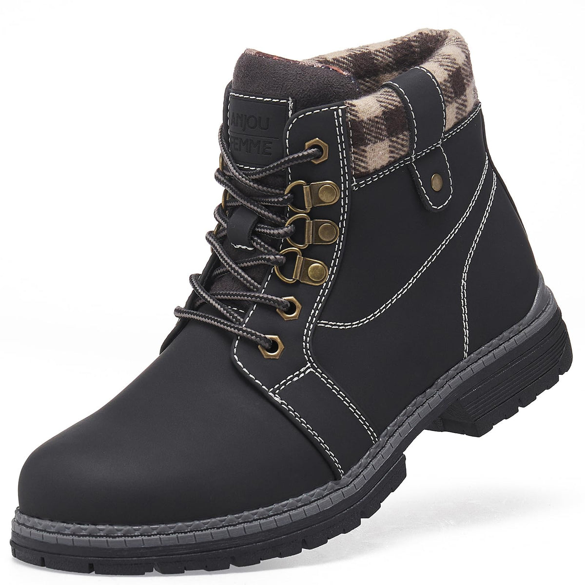 Waterproof Lightweight Fur Lined Hiking Boots N756185
