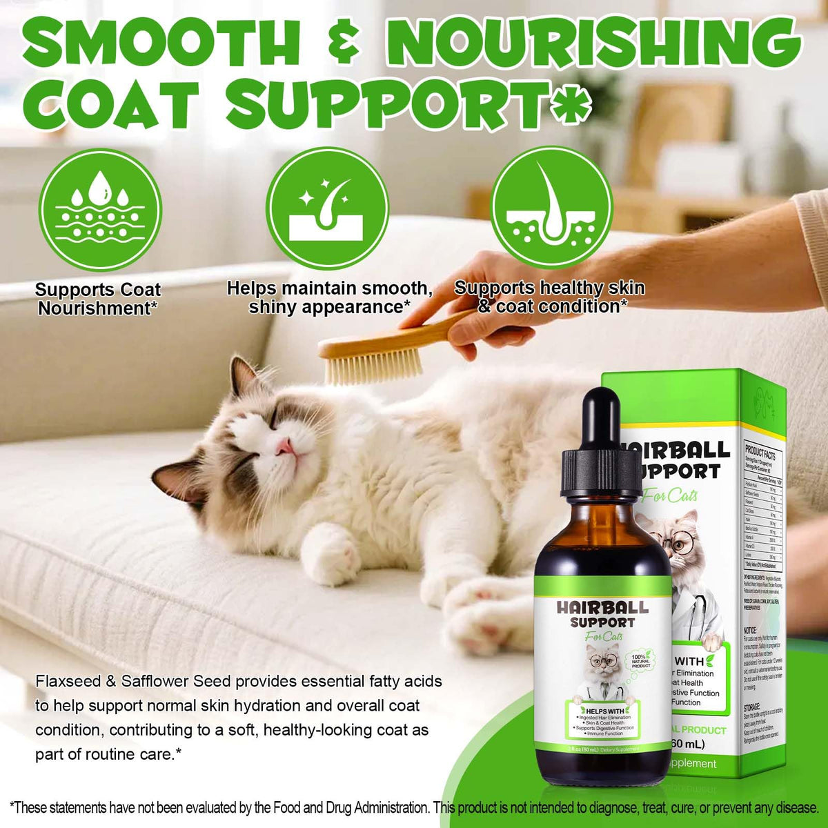 Chicken Flavor Hairball Treatment for Cats H170