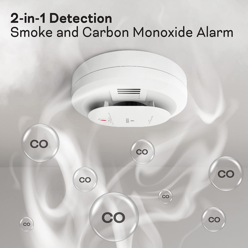 Smoke & Carbon Monoxide Detector, AA Battery Powered, 1 Pack P770082