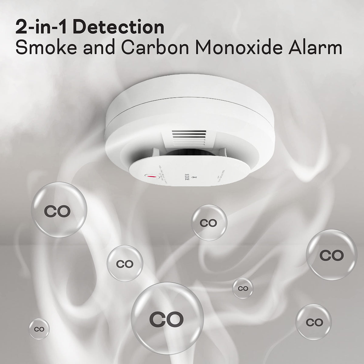 Smoke & Carbon Monoxide Detector, AA Battery Powered, 1 Pack P770082