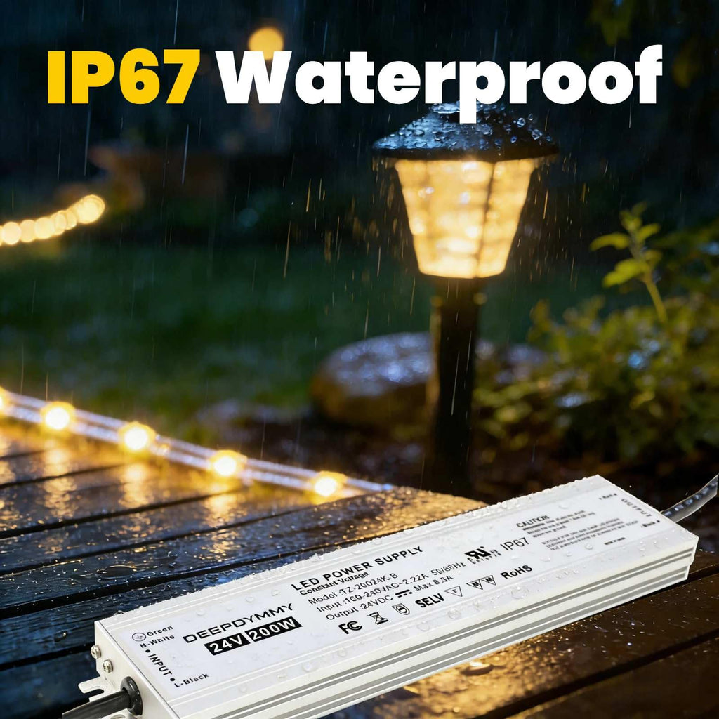 24V 200W Waterproof IP67 Power Supply U152