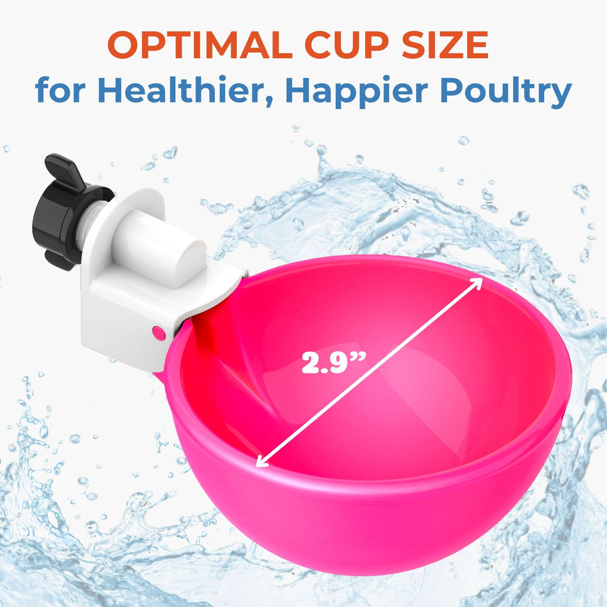 Automatic Chicken Waterer Cups 5 Pack F73744