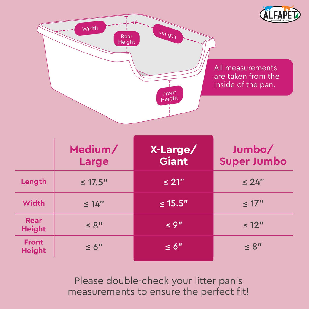 Elastic Cat Litter Box Liners Extra Giant 10 Count Z1627