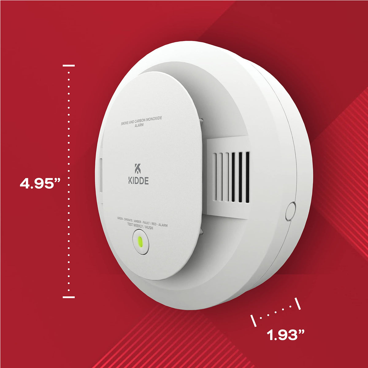 Smoke & Carbon Monoxide Detector, AA Battery Powered, 1 Pack P770082