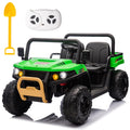 Green 2 Seater 24V Ride On Dump Truck U678