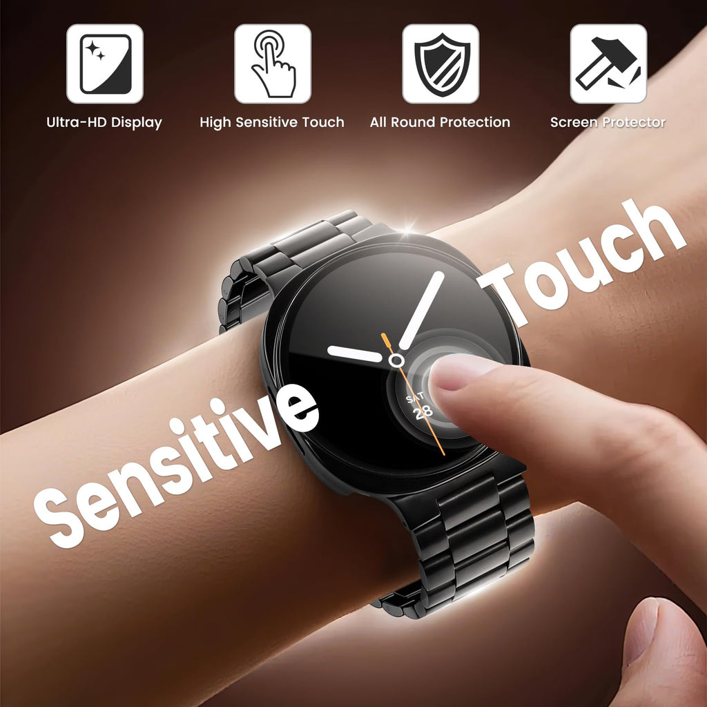 Stainless Steel Band and Case for Samsung Galaxy Watch 8 9 44mm 40mm N500