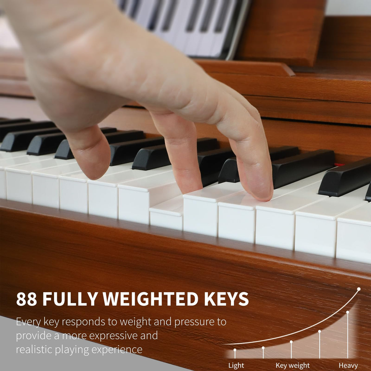 88-key Weighted Hammer-Action Digital Piano W689