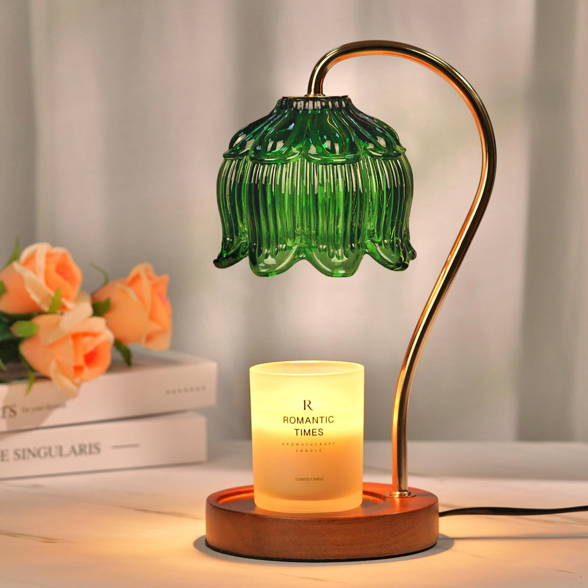 Black Dimmable Candle Warmer Lamp with Timer X878