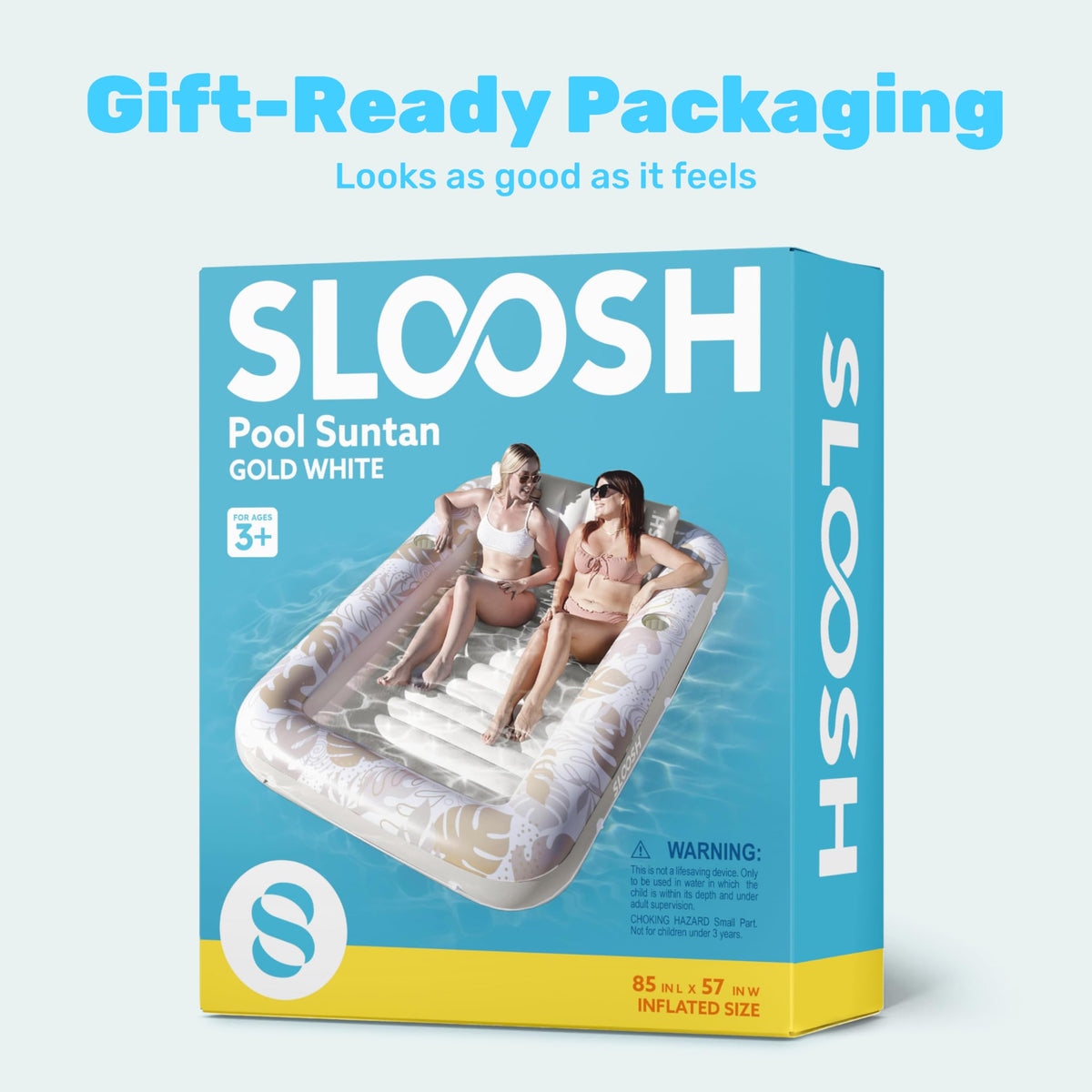 Inflatable Tanning Pool Lounger Float W3702