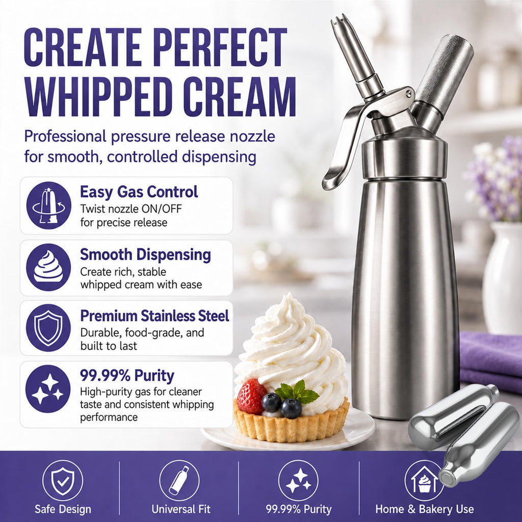 Cream Dispenser Cartridges 10-Pack Steel R199792