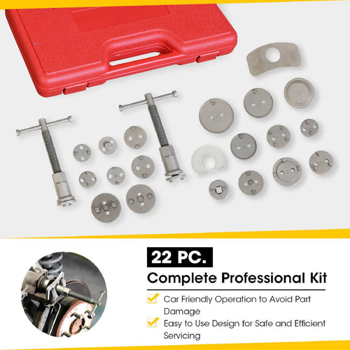 22 PCS Brake Caliper Press Tool Kit Z1929