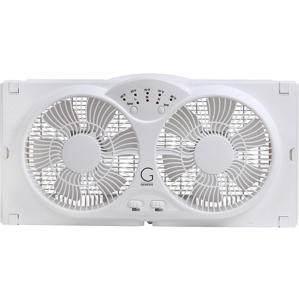 Twin High Velocity Reversible AirFlow Fan White N496241