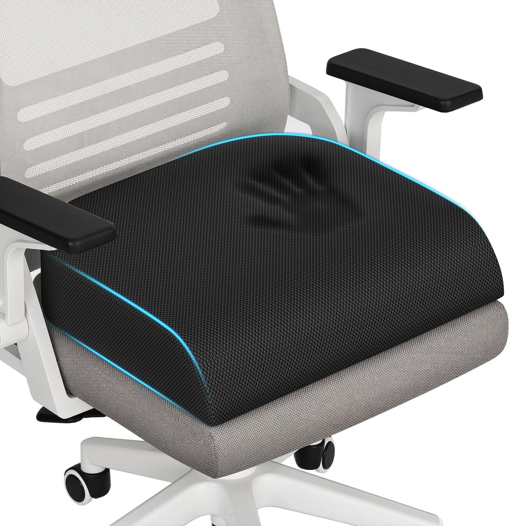 Memory Foam Seat Cushion 3-Inch Black A490756