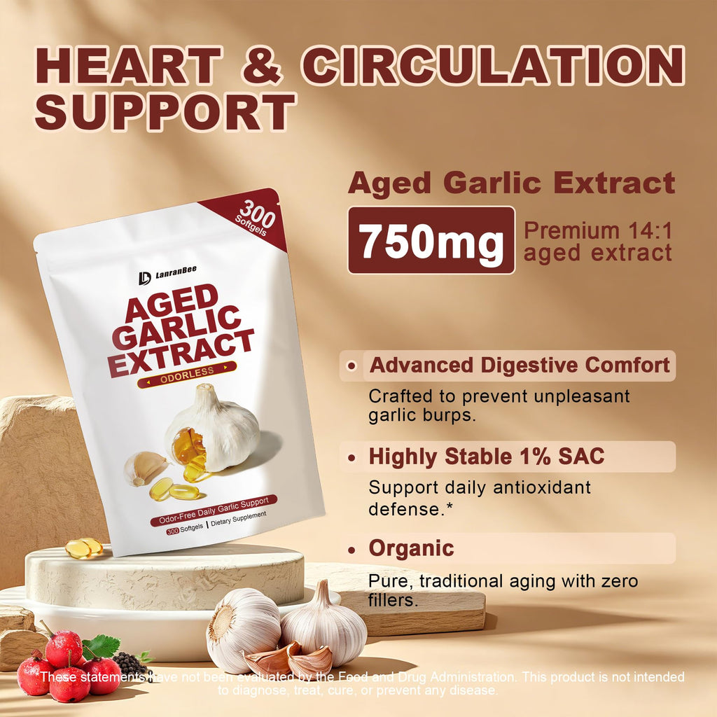 Aged Garlic Extract 750mg Softgels K137851