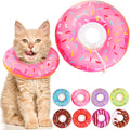 Soft Adjustable Cat Recovery Cone Collar Pink Small V15859