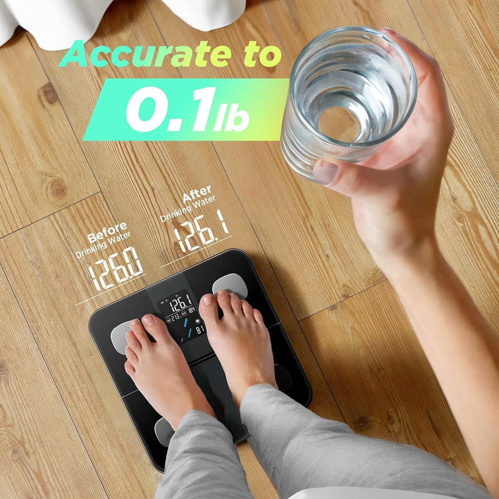 Smart Scale for Body Weight, High Accuracy Digital Bathroom Scale Y978
