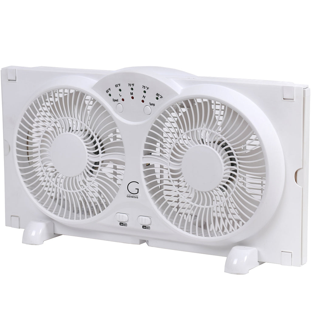 Twin High Velocity Reversible AirFlow Fan White N496241