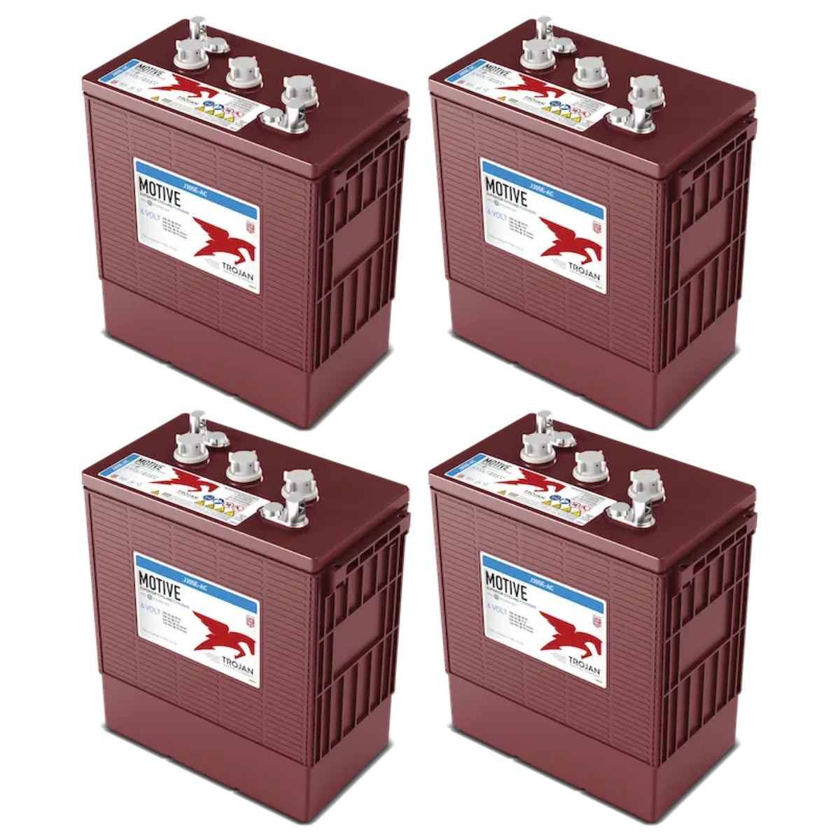 6V 305Ah Deep-Cycle Flooded Battery Pack of 4 K351