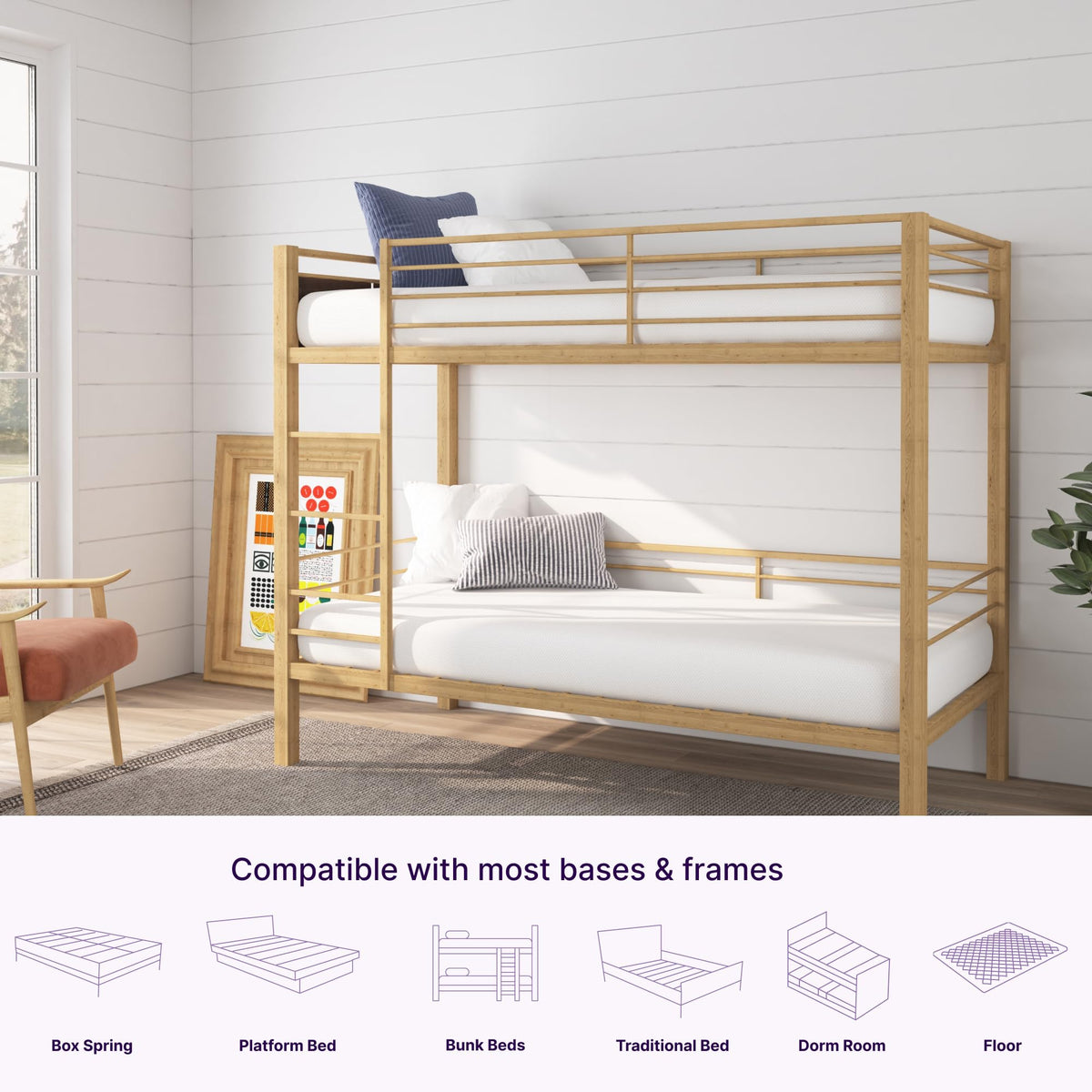 5 Inch Twin Memory Foam Mattress D40423
