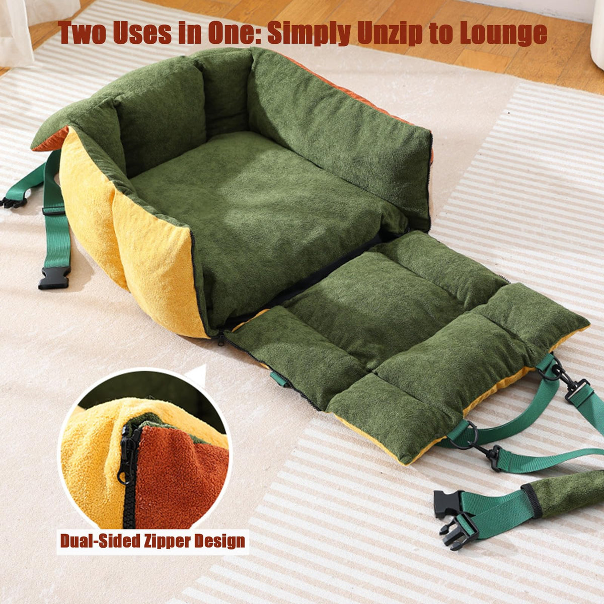 2-in-1 Dog Car Seat for Small Dogs M484771