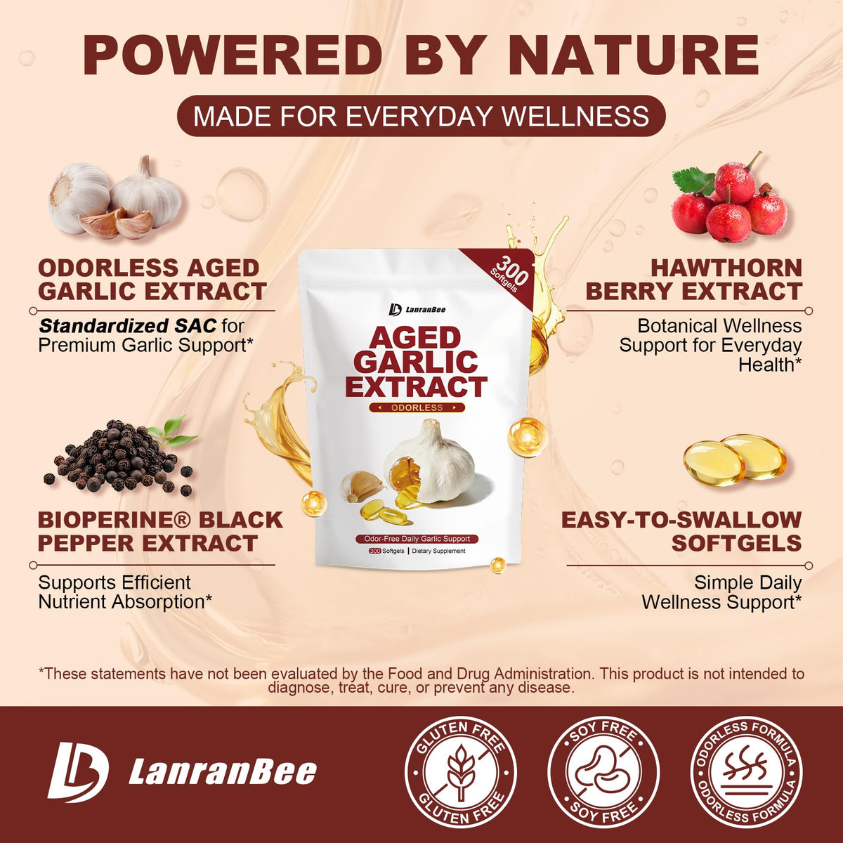 Aged Garlic Extract 750mg Softgels K137851