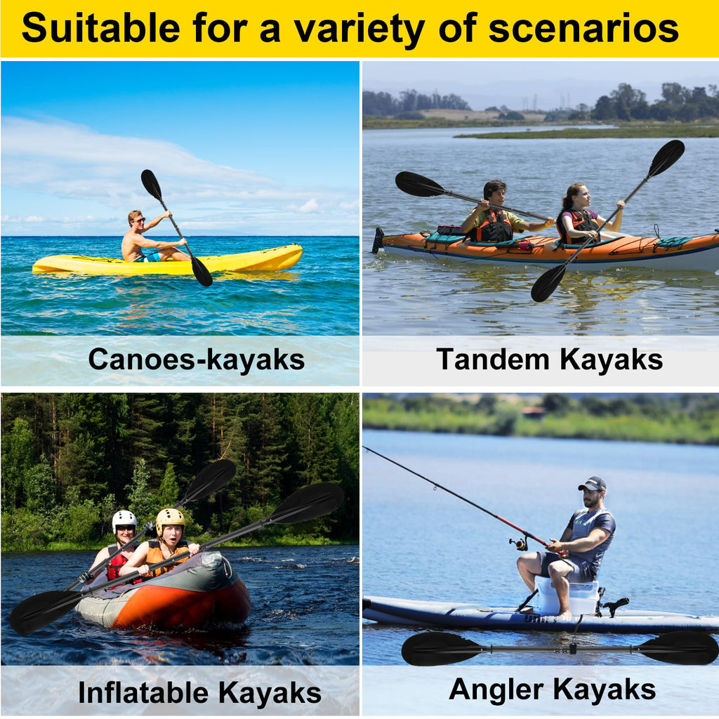 Telescoping Kayak Paddle Black 94inch X96461