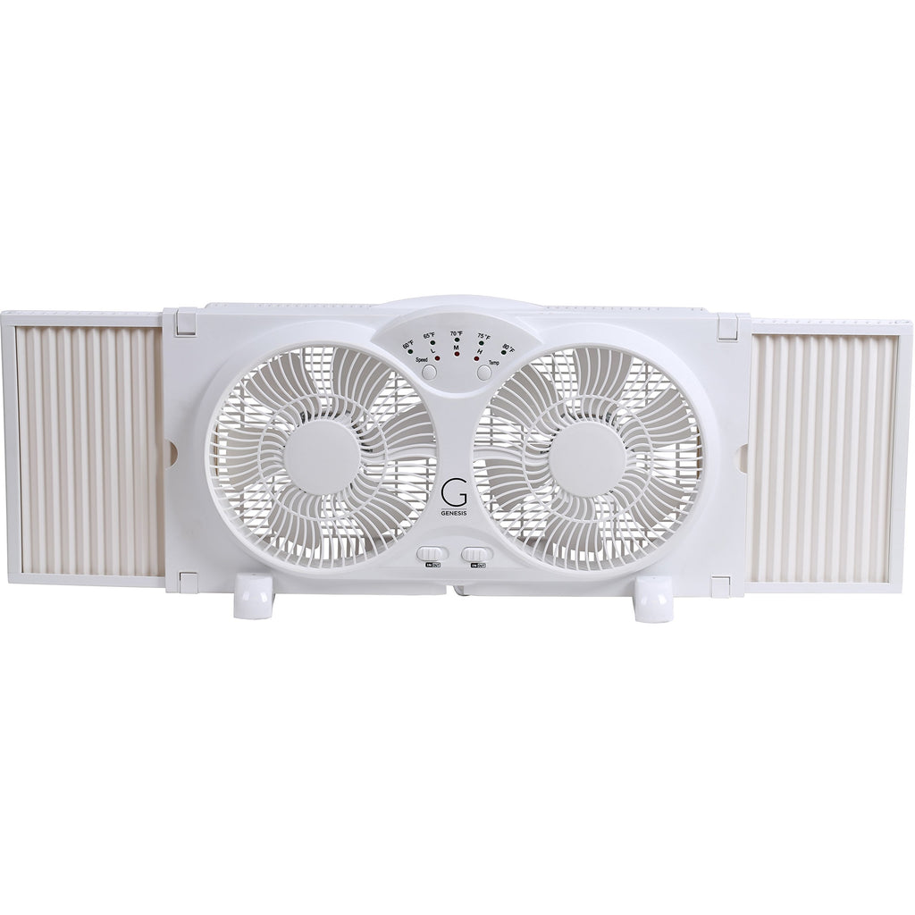 Twin High Velocity Reversible AirFlow Fan White N496241