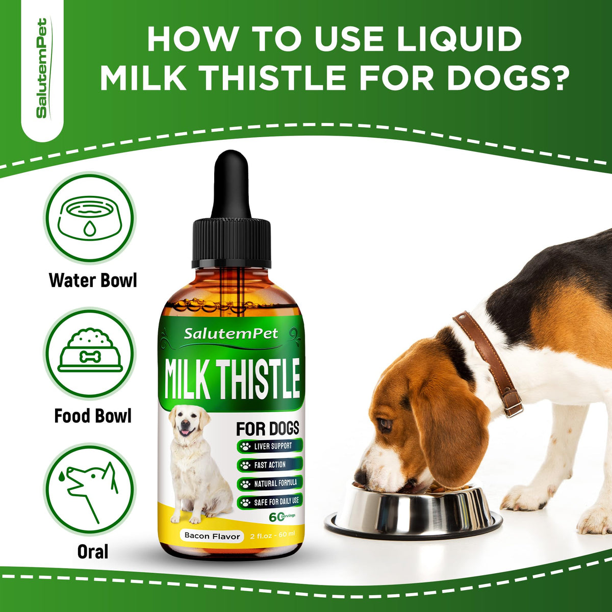 Milk Thistle Dog Liver Supplement 2 Oz X39860