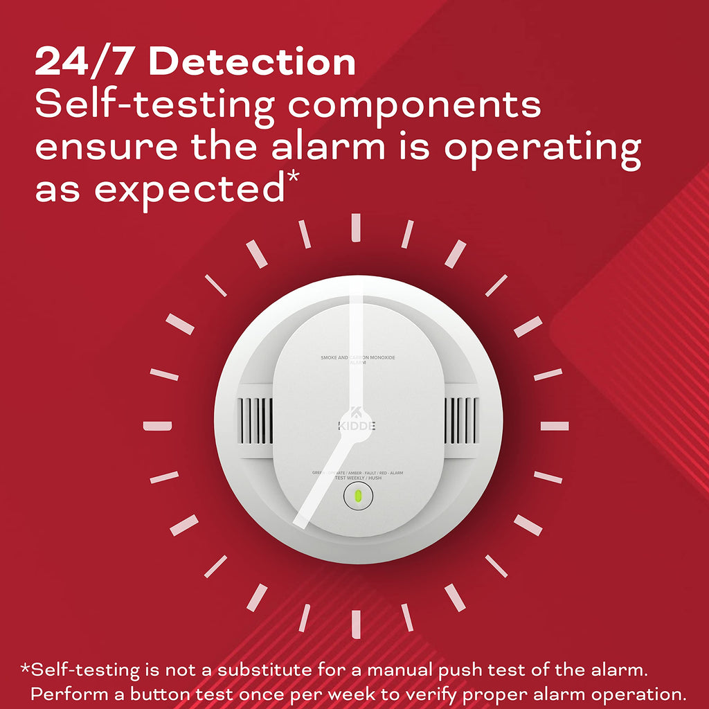 Smoke & Carbon Monoxide Detector, AA Battery Powered, 1 Pack P770082