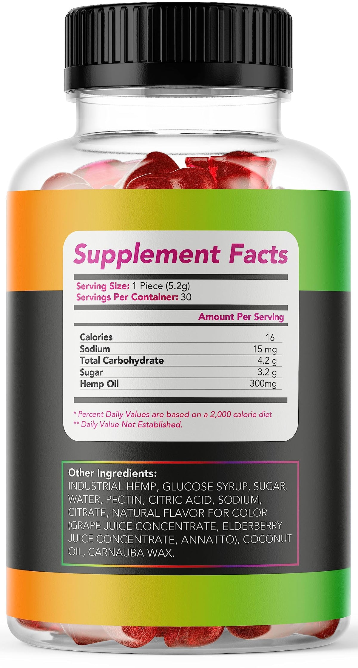 2 Pack Hemp Gummies 300 MG H152
