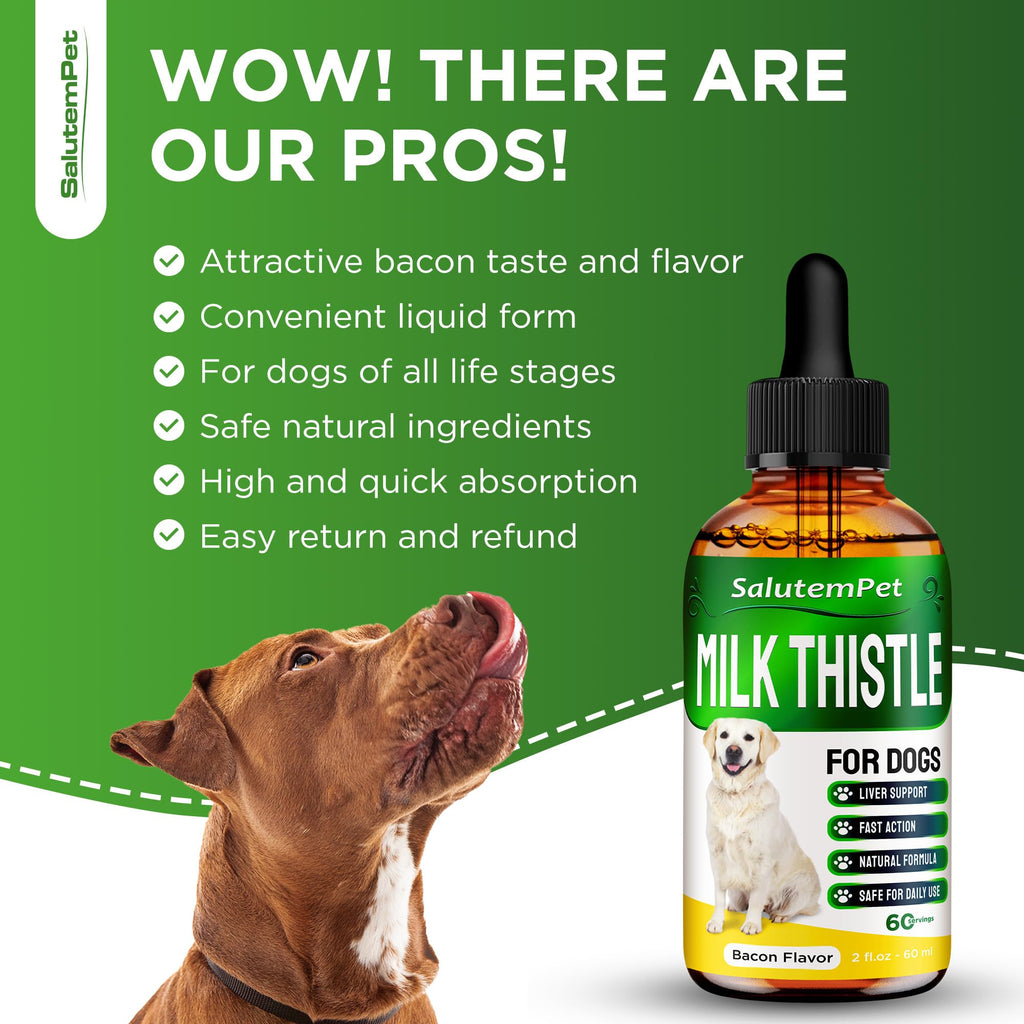 Milk Thistle Dog Liver Supplement 2 Oz X39860
