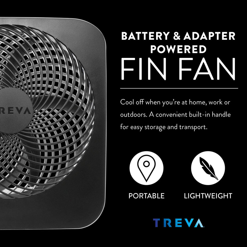 10-Inch Portable Battery Fan with 2 Cooling Speeds N506383