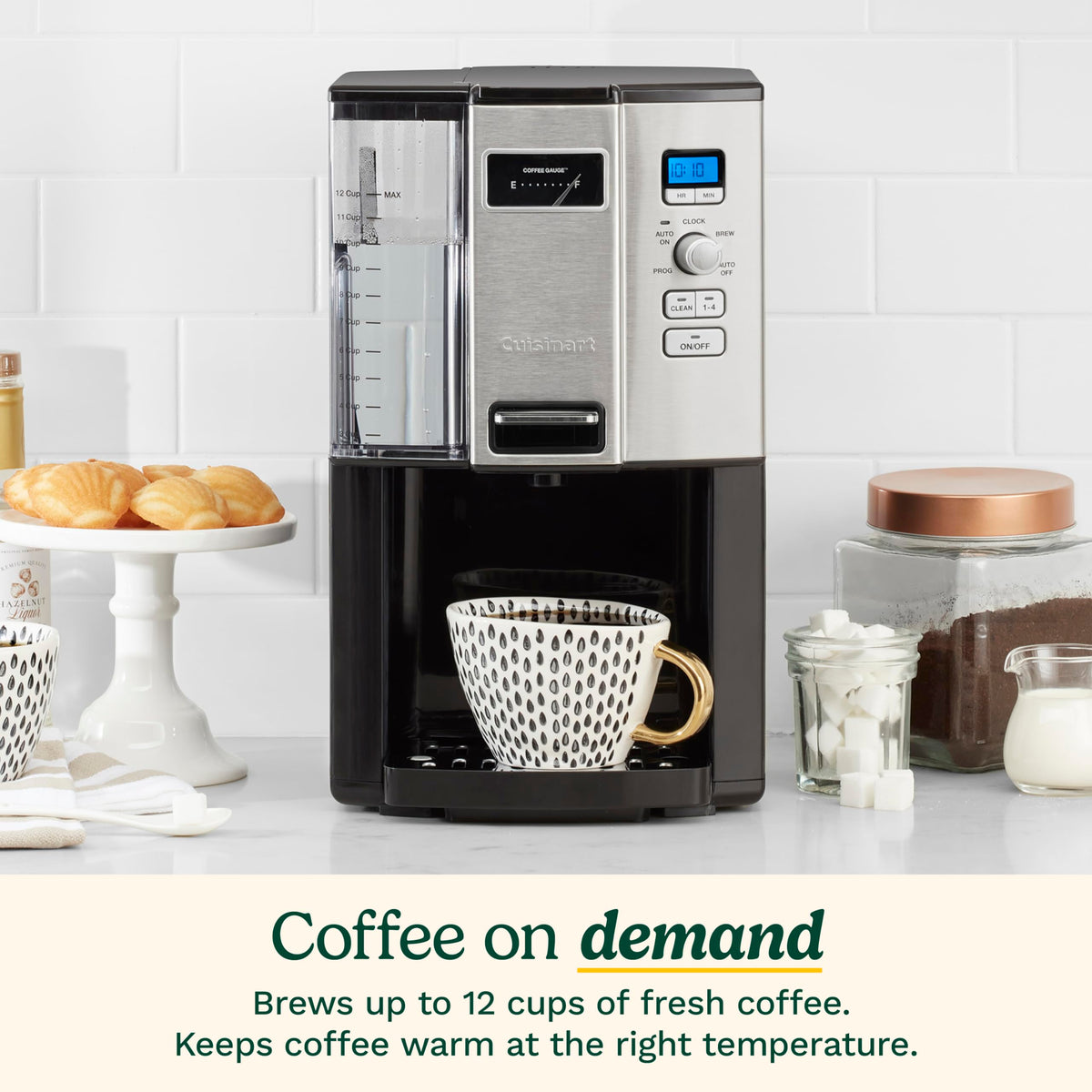 Programmable Self-Cleaning 12-cup Drip Coffee Maker T554184