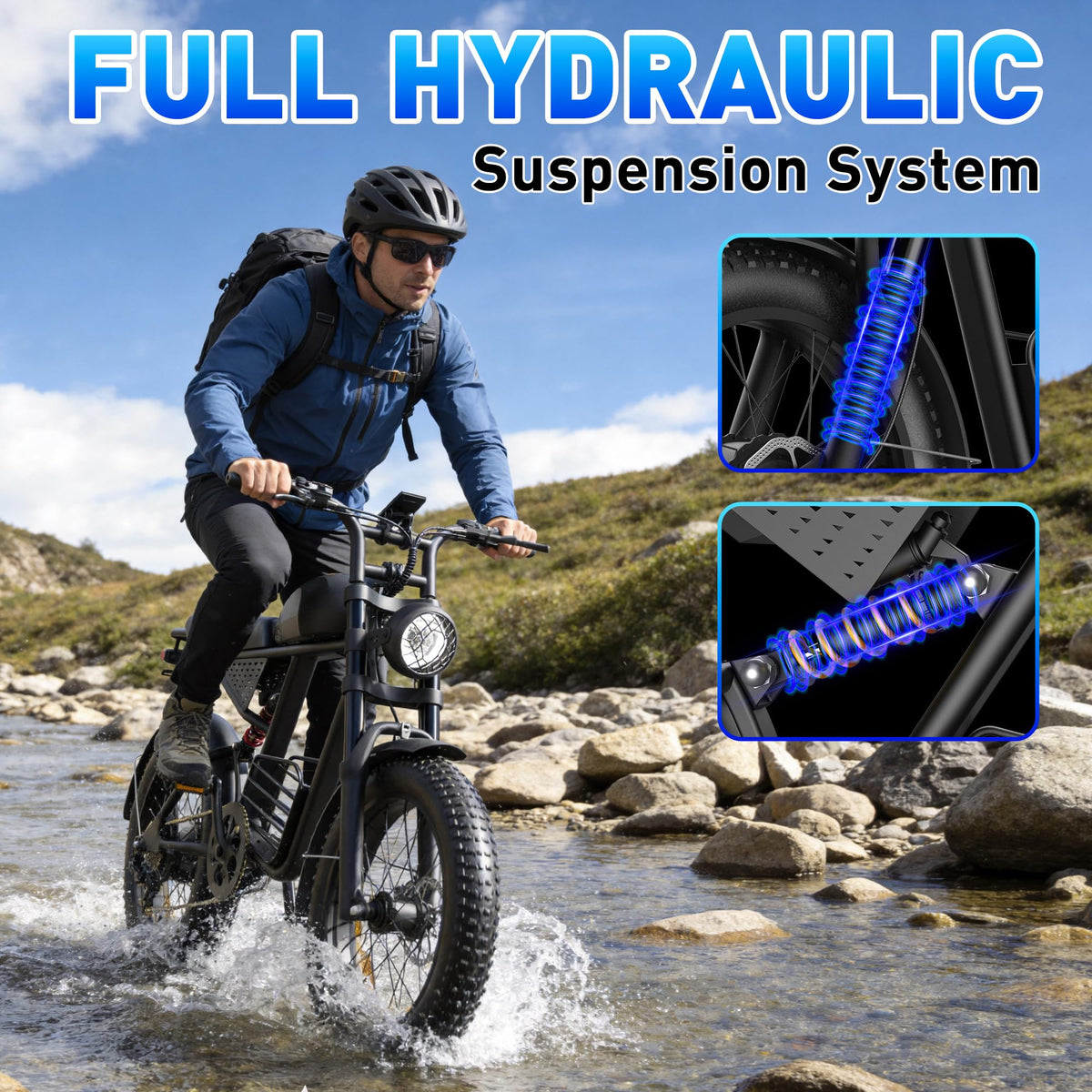 Electric Bike 1500/2000/3000 Peak 30-37MPH V54876