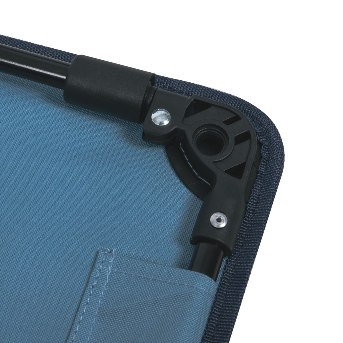 22” Square Compact Outdoor Folding Table with Cup Holders and Carry Bag H24466