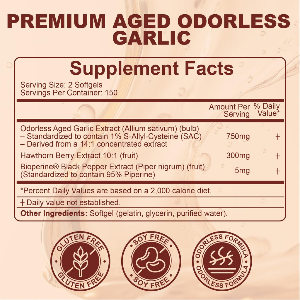 Aged Garlic Extract 750mg Softgels K137851
