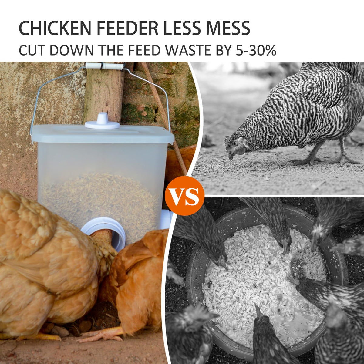 Automatic Chicken Feeder & Waterer Set Q26385