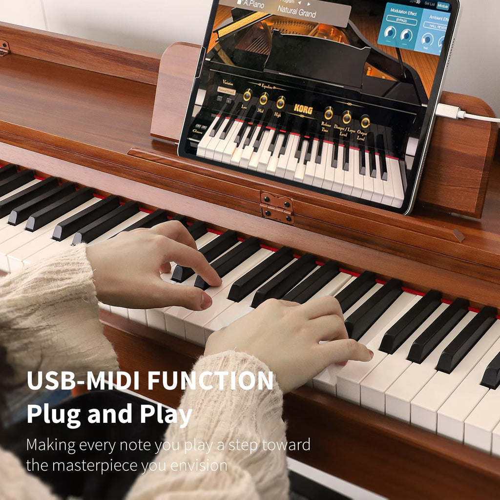 88-key Weighted Hammer-Action Digital Piano W689