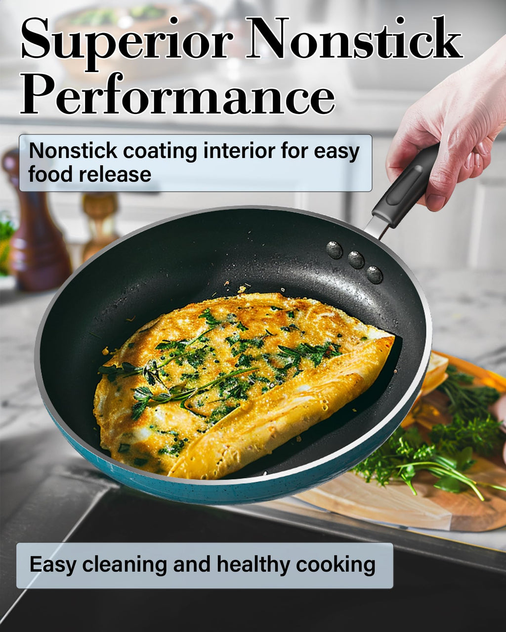 12-Piece Nonstick Induction Compatible Cookware Set B88117