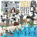 Medieval Castle Building Set with Knights and Dragon P96388