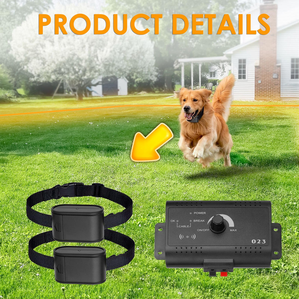 Electric Dog Fence System for 2 Dogs N67957