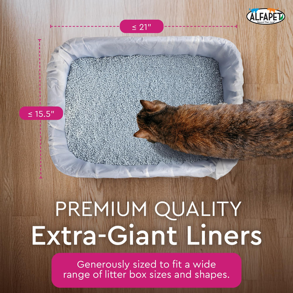 Elastic Cat Litter Box Liners Extra Giant 10 Count Z1627