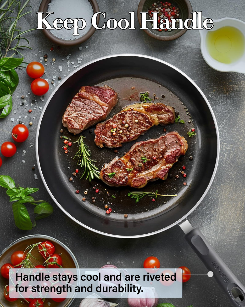 12-Piece Nonstick Induction Compatible Cookware Set B88117