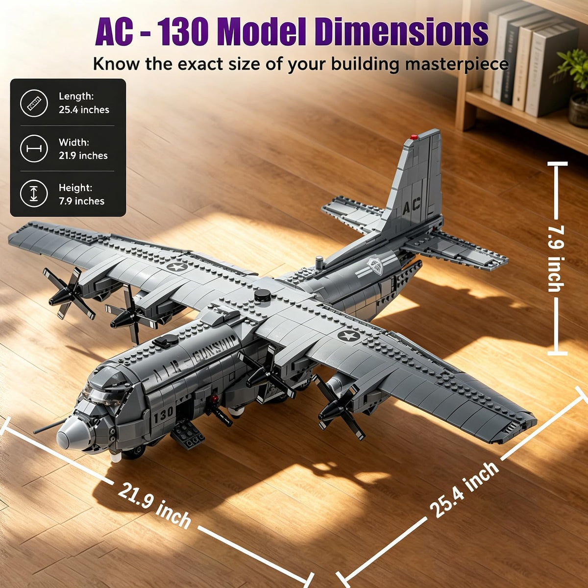 1713 Pcs Airplane Building Block Set F5940