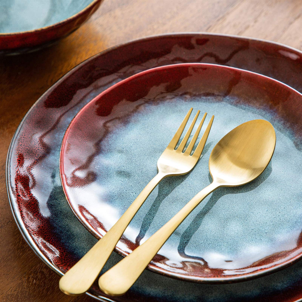 Ceramic 12-Piece Stoneware Dinner Set J313