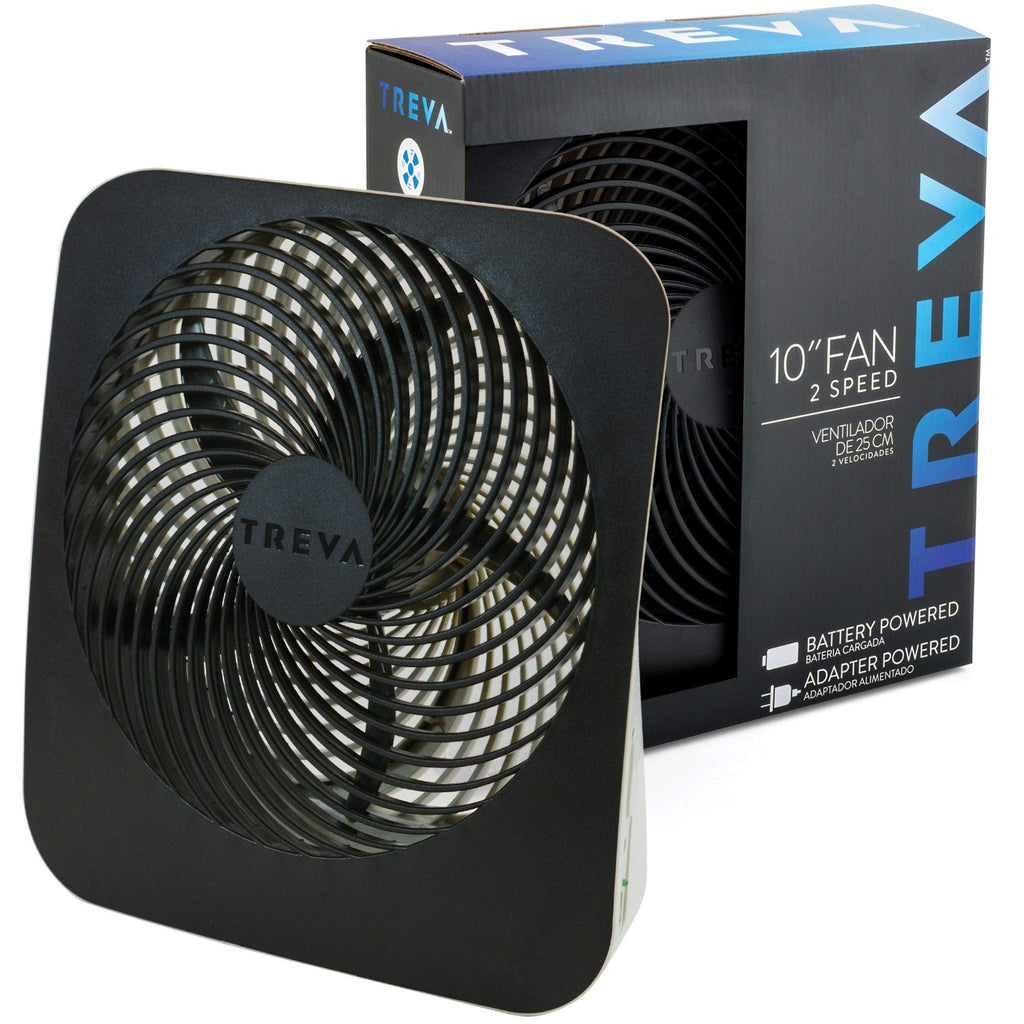 10-Inch Portable Battery Fan with 2 Cooling Speeds N506383