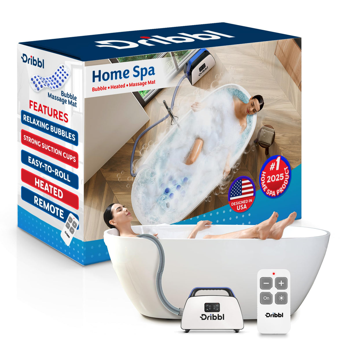 Electric Bubble Massage Bathtub Mat J313
