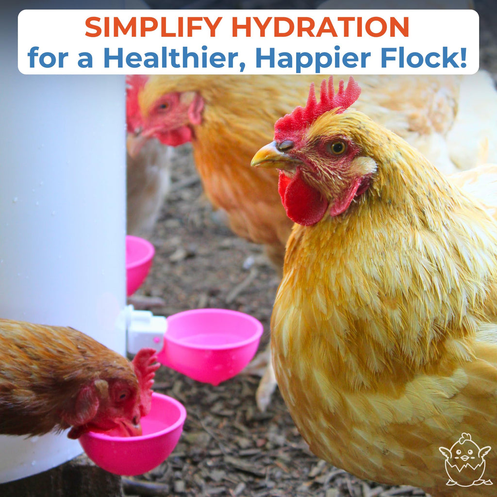 Automatic Chicken Waterer Cups 5 Pack F73744
